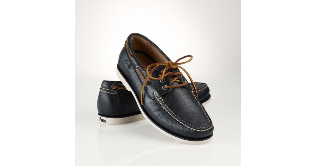 Black polo boat on sale shoes