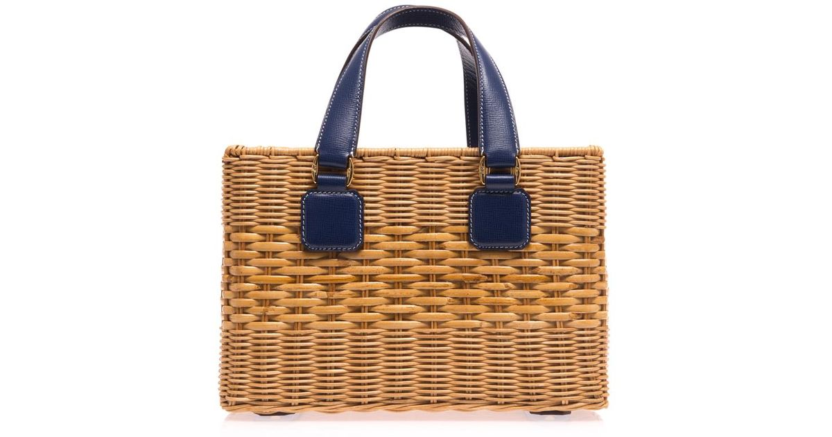 mark cross wicker bag