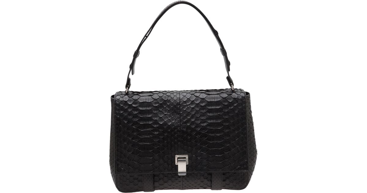 Proenza Schouler Ps Large Courier Bag in Black | Lyst