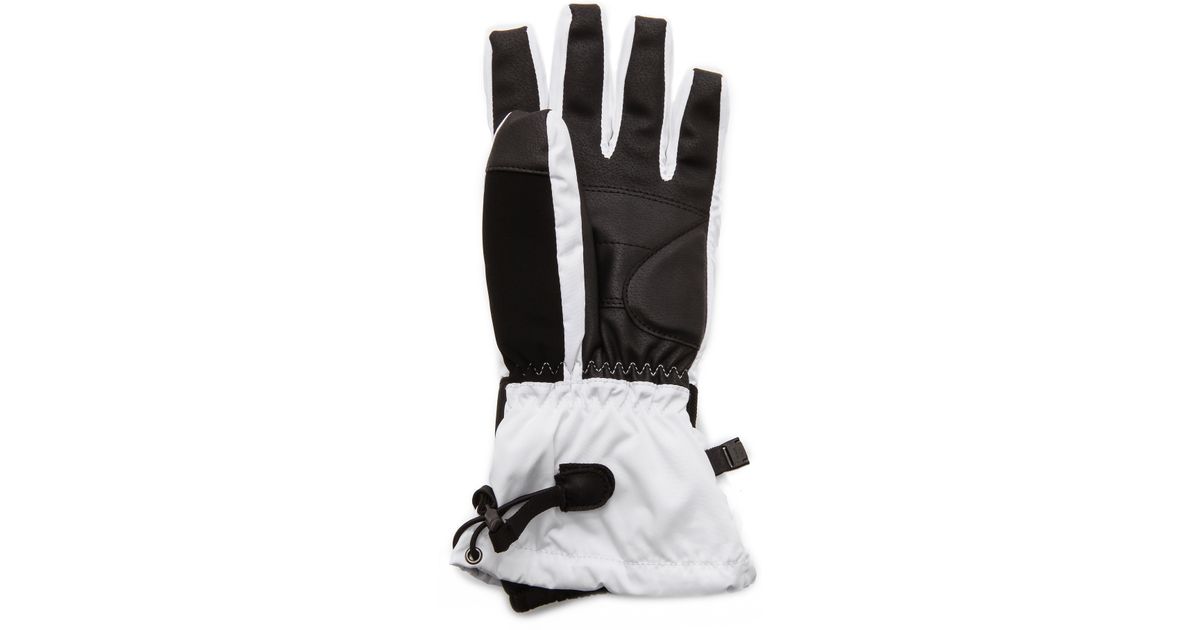 Canada Goose Down Gloves - White in Black - Lyst