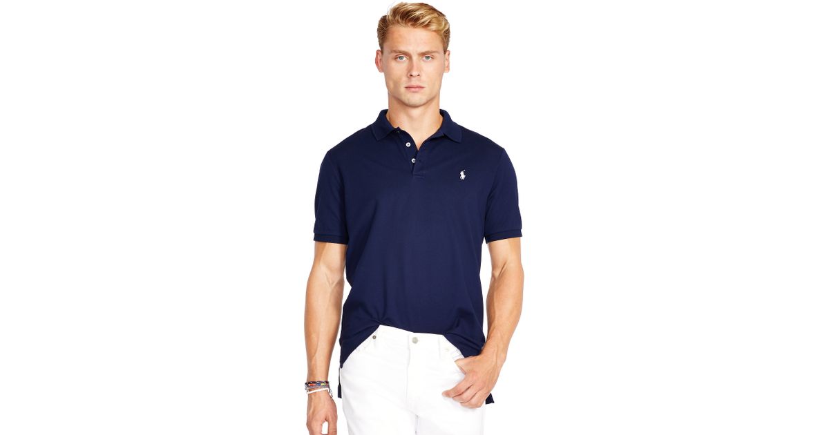 Custom-fit Stretch Mesh Polo 