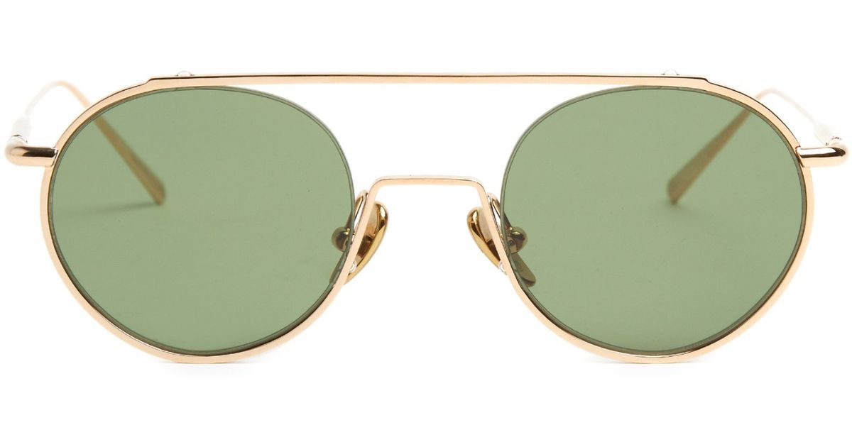 Acne Studios Winston Sunglasses in Gold (Green) Lyst