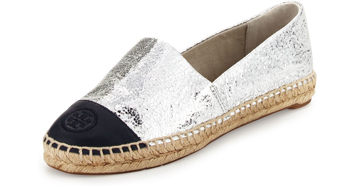 colorblock espadrille flat