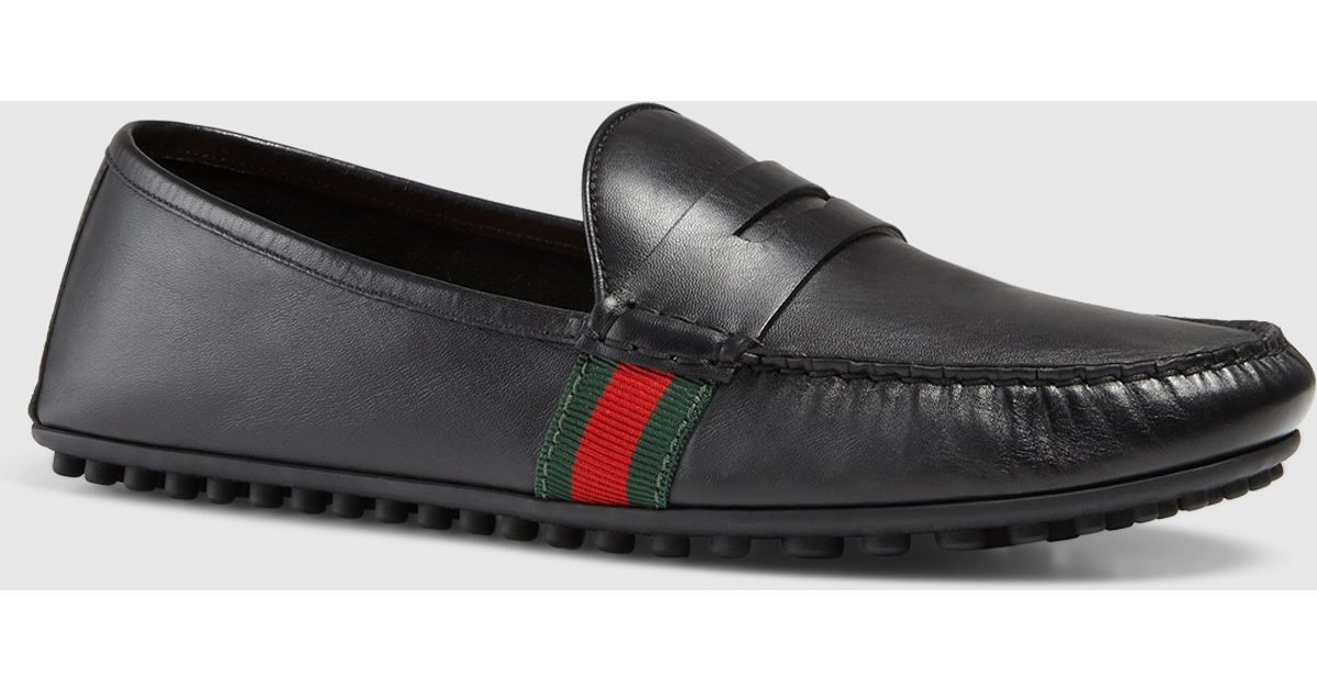 leather driver with web