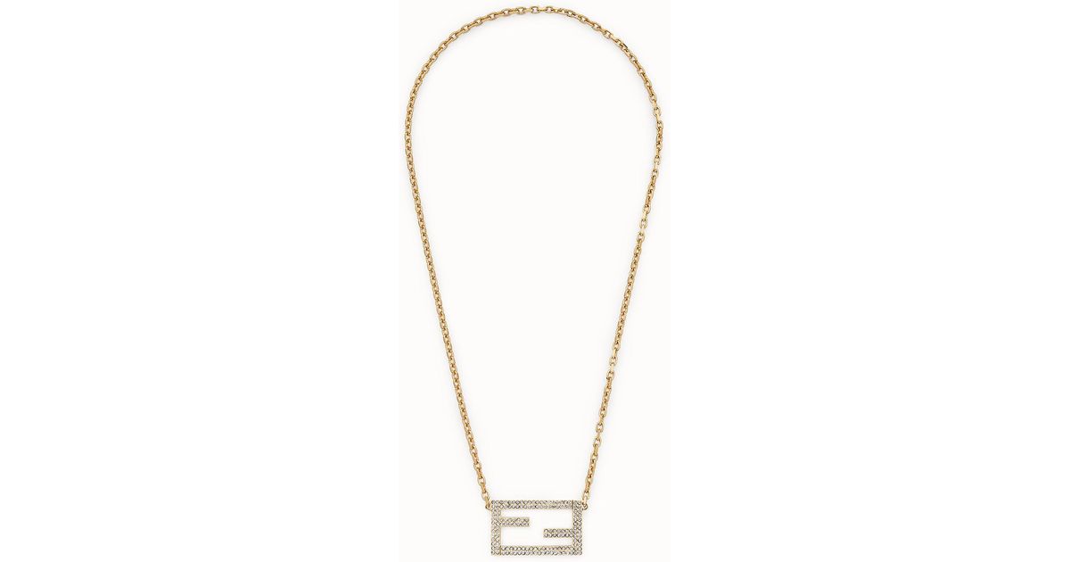 Fendi Necklace in Gold (Metallic) for Men - Lyst