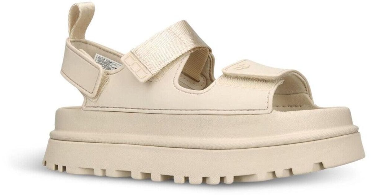 UGG Golden Glow Sandals Sea Salt in Natural | Lyst UK
