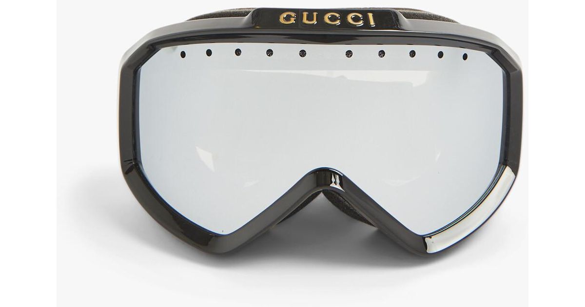 Gucci gg1210s Brandedstrap Ski goggles in Grey Lyst UK