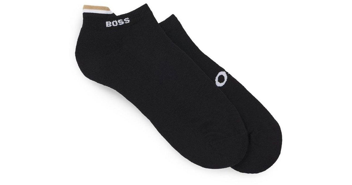 BOSS Iconic Crew T-Shirt in Black for Men | Lyst UK