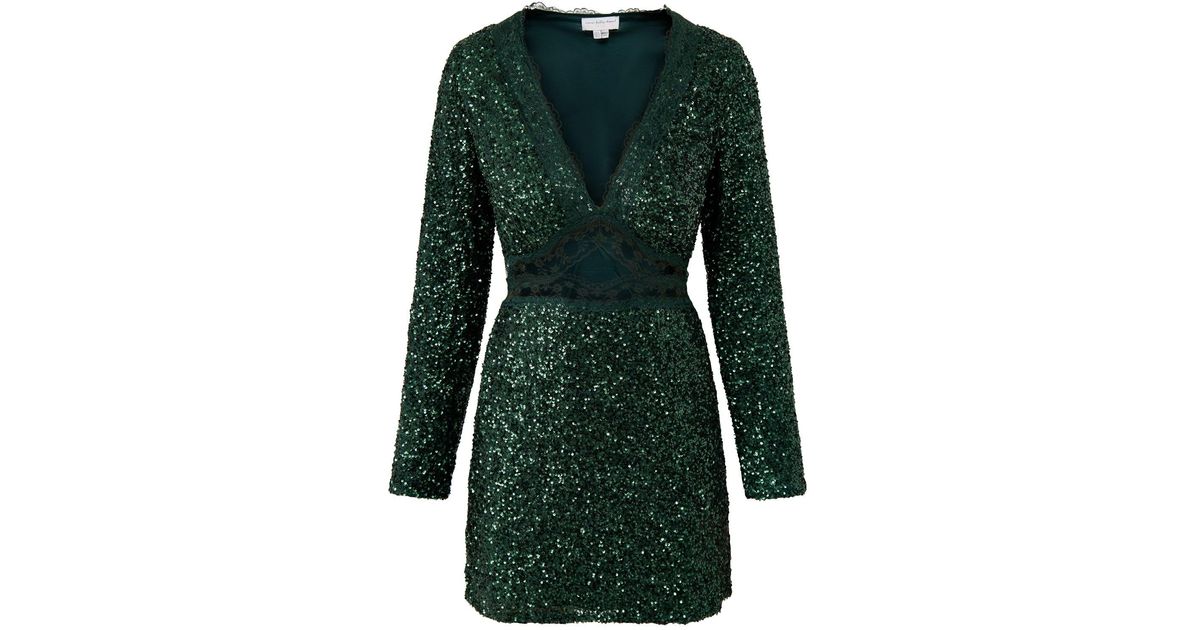 Never Fully Dressed Sequin Mini Dress in Green | Lyst UK Never Fully Dressed Sequin Mini Dress in Green | Lyst UK