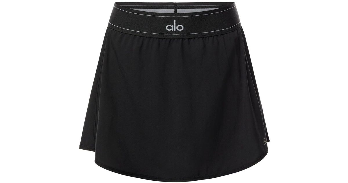 Alo Yoga Match Point Tennis Skirt in Black | Lyst UK