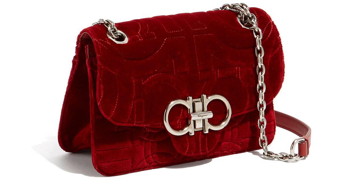 ferragamo quilted gancini flap bag
