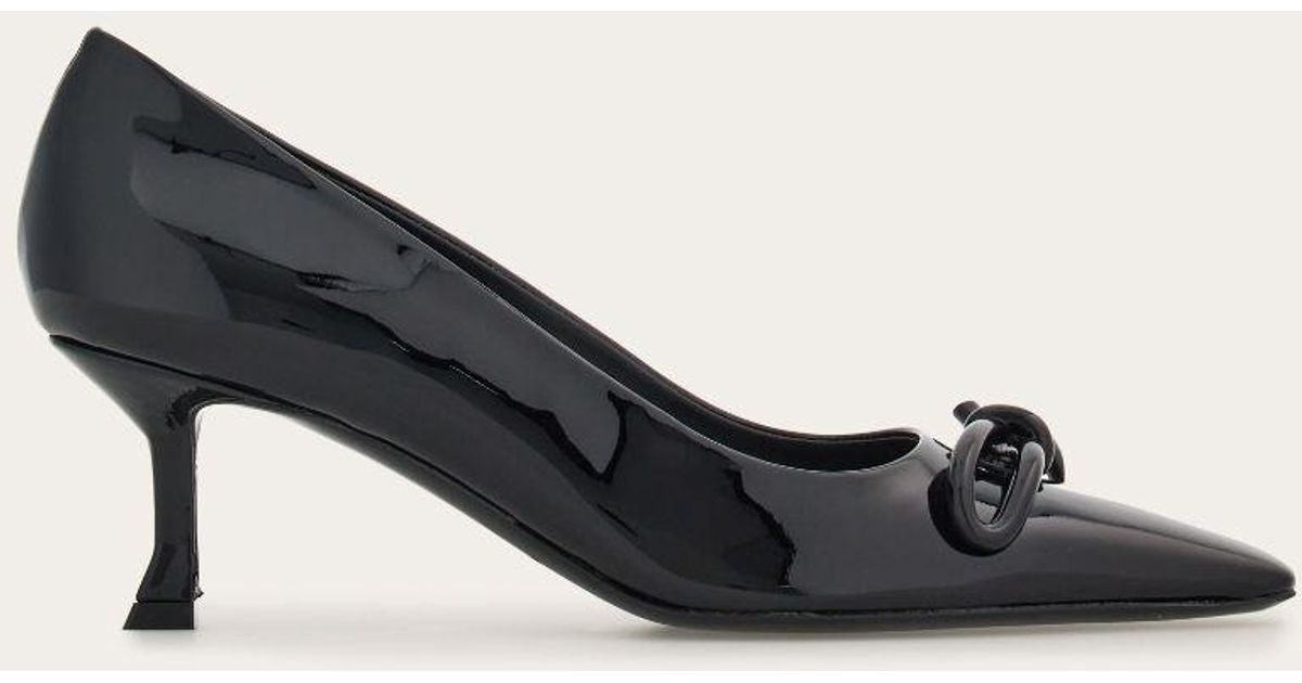 black kitten heels with bow