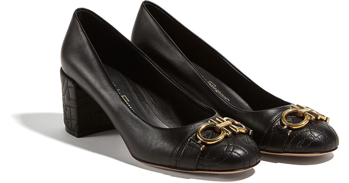 ferragamo gancini pump