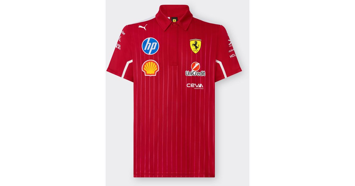 Scuderia Ferrari 2025 Team Polo レッド Amazon.com : PUMA Scuderia Ferrari F1 2025 Team Polo - Men