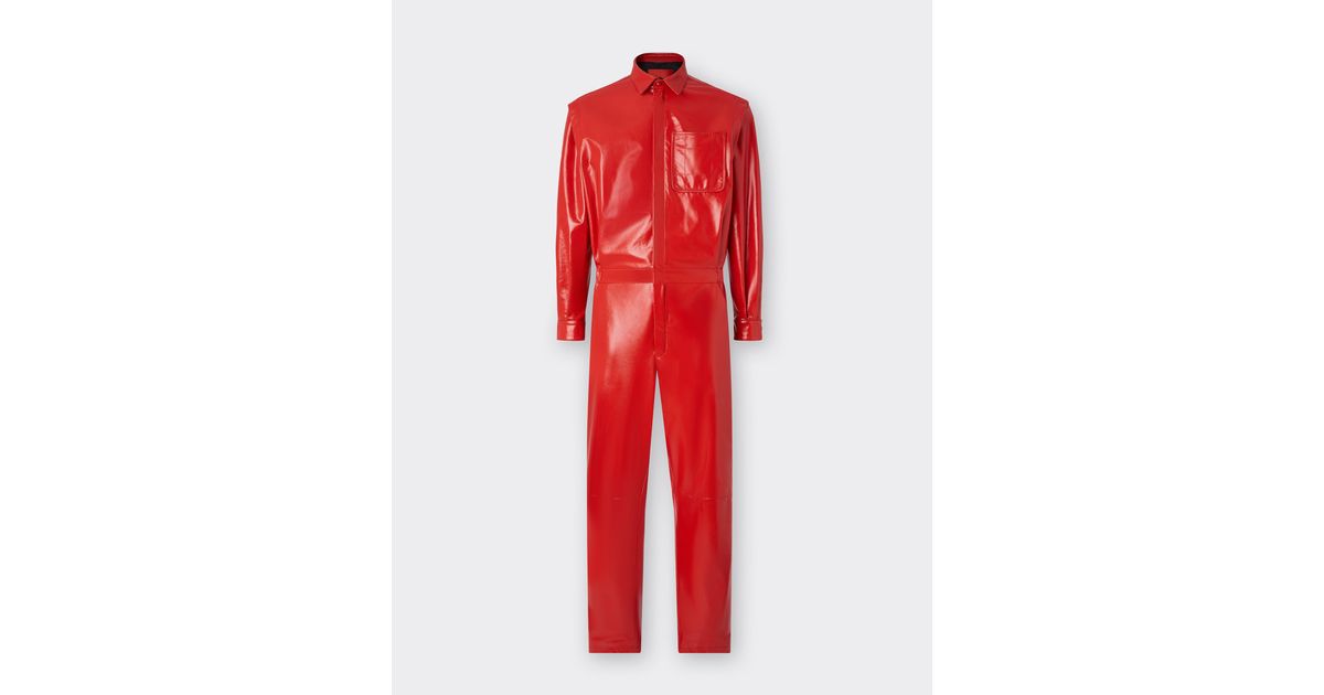 Tiffany Jumpsuit Shorts Ferrari Red