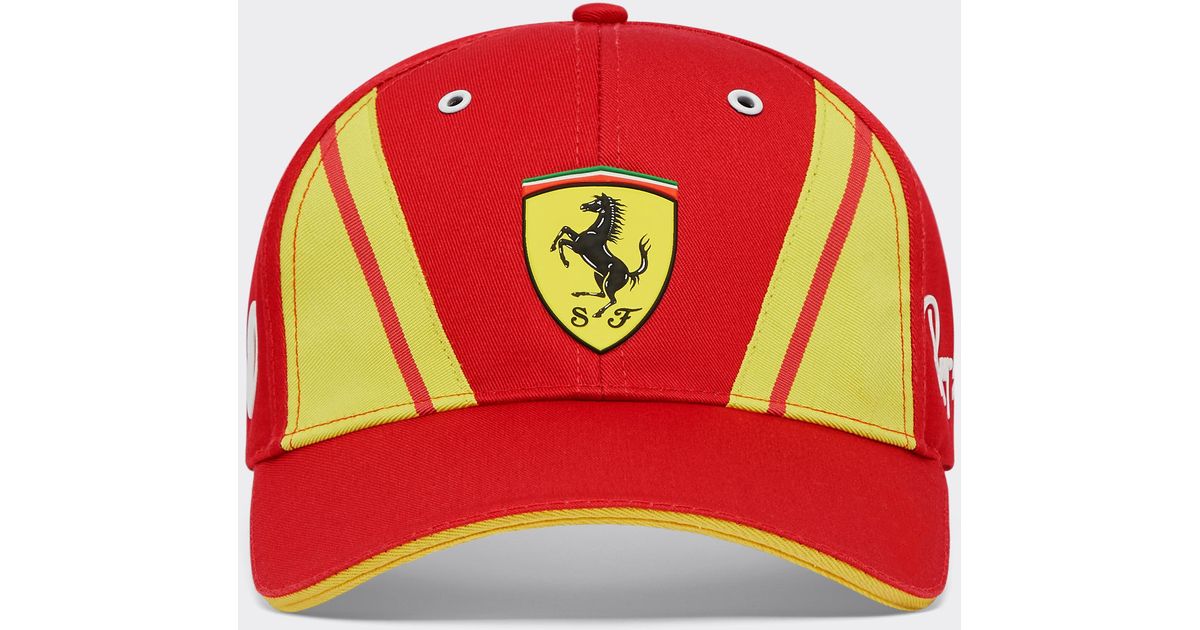 Ferrari 50 Hypercar Hat in Red | Lyst