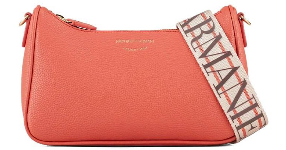 Emporio Armani Ea Milano Baksteen Crossbody Tas in het Rood Lyst NL