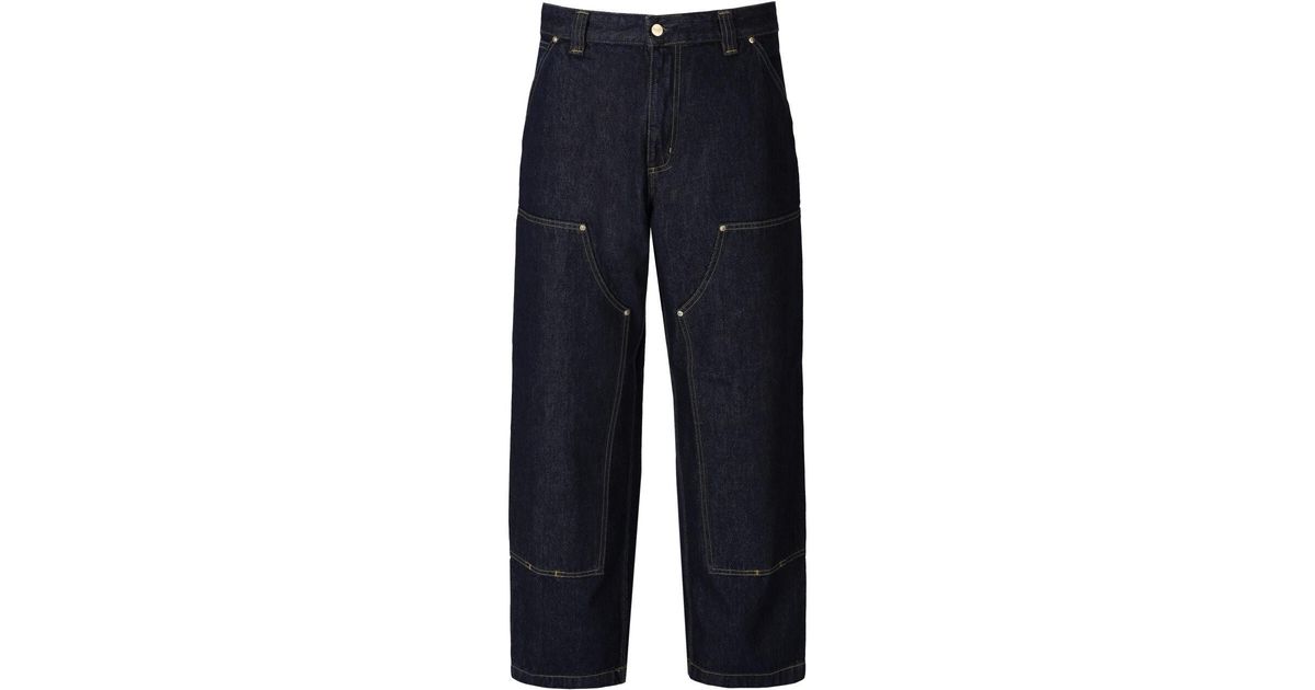 Carhartt WIP Nash Double Knee Dark Jeans in Blue for Men | Lyst