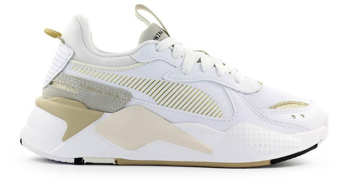 PUMA Rs-x Mono Metal Wit Goud Sneaker in het Wit | Lyst NL