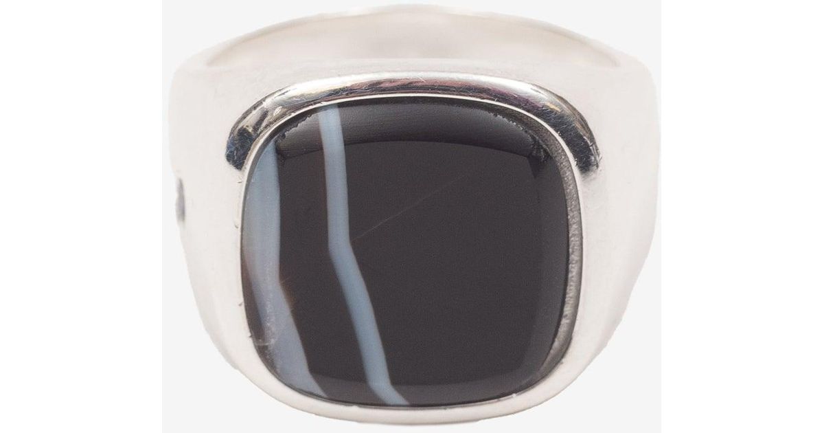 Hatton Labs Desert Agate Ring in Silver (Metallic) Lyst