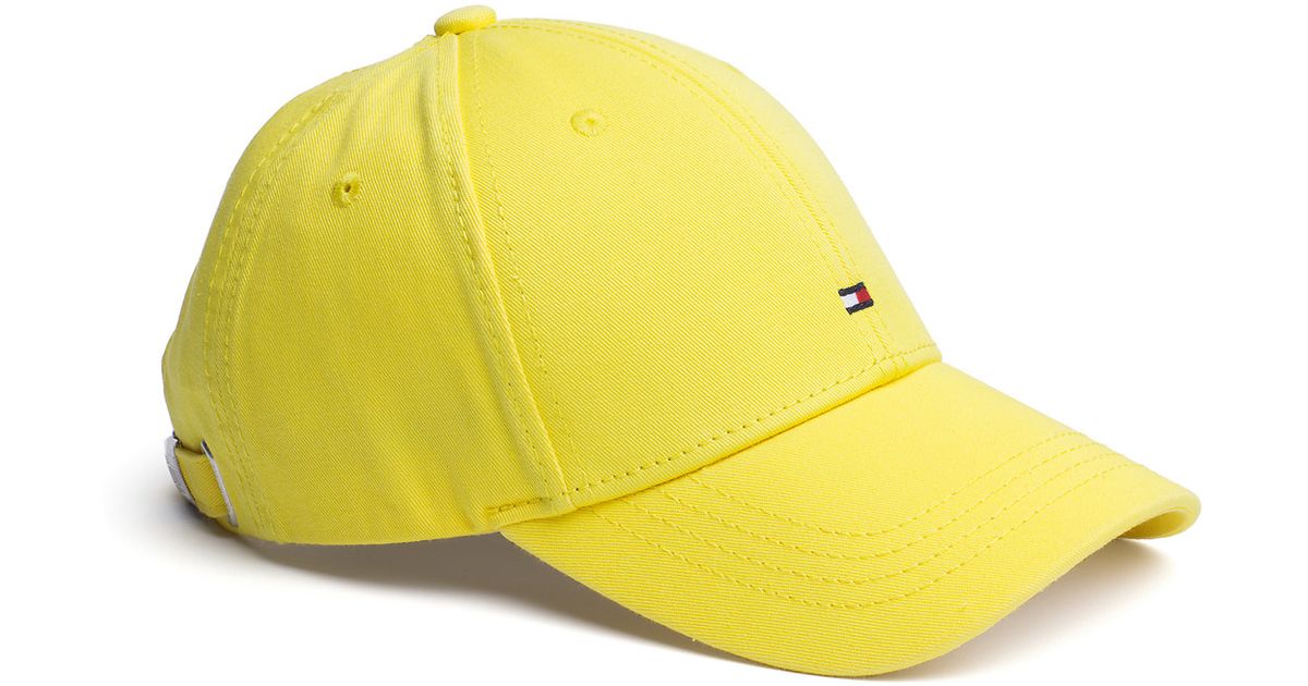 tommy hilfiger cap yellow
