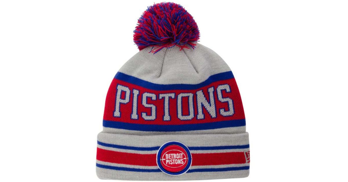 detroit pistons beanie