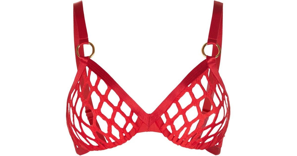 Agent Provocateur Bubbles Bra in Red | Lyst UK