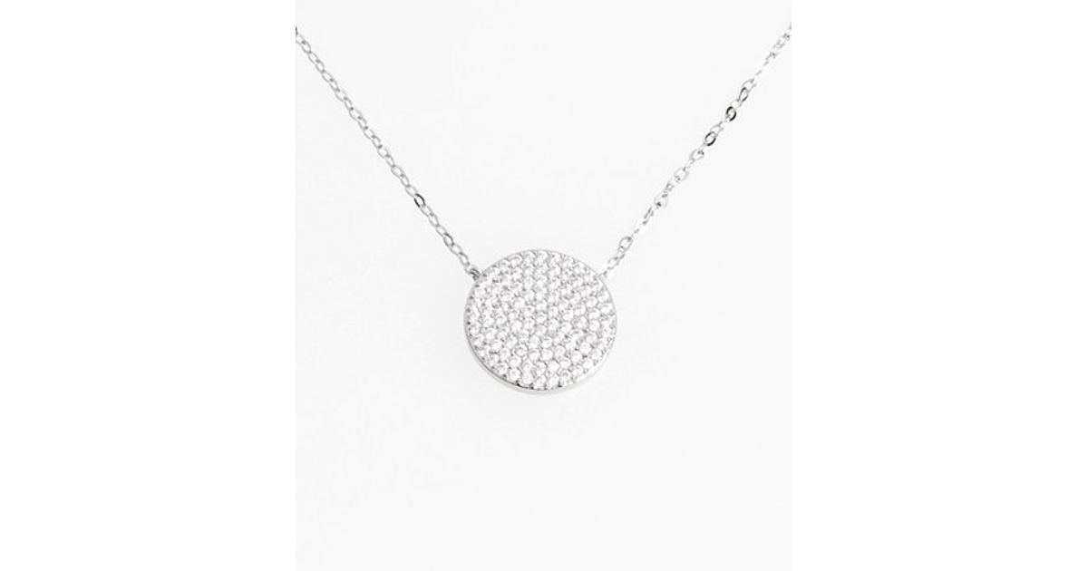 Nadri Metallic Geo Pendant Necklace