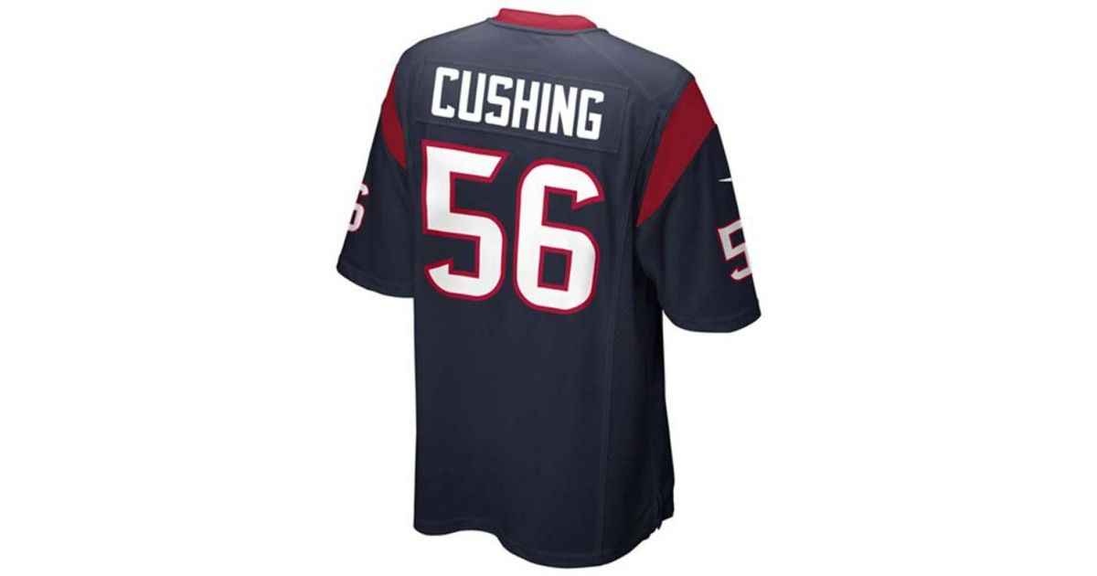 Nike Men\u0026#39;s Brian Cushing Houston Texans Game Jersey in Blue for ...  