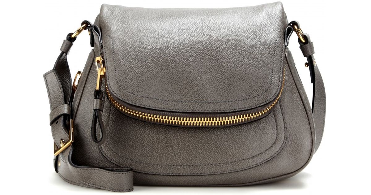 Tom Ford Gray Jennifer Medium Shoulder Bag