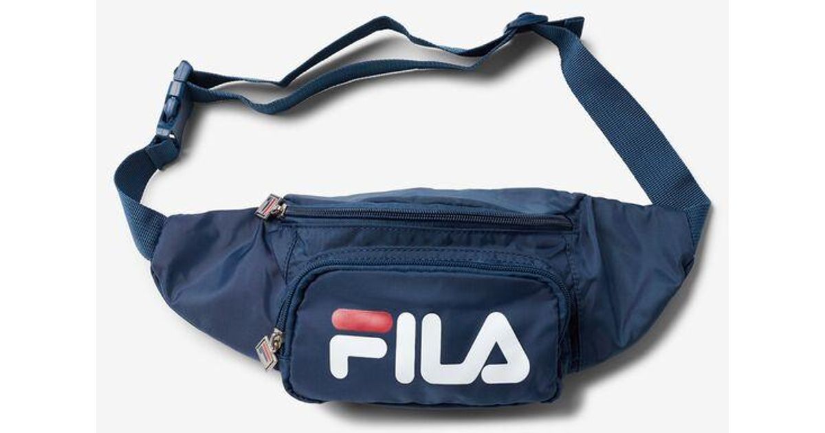 fila blue fanny pack