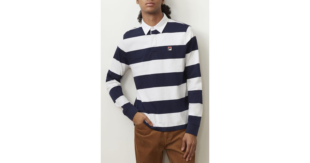 Fila Cotton Oscar Rugby in Blue for Men 