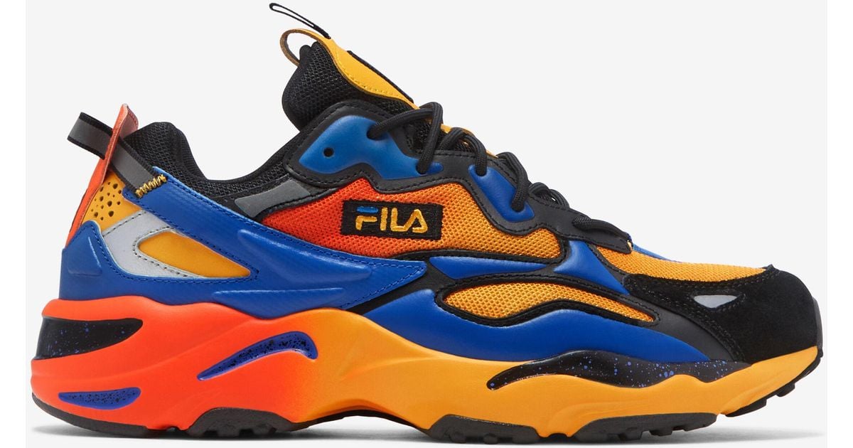 Fila Leather Ray Tracer Apex in Blue for Men - Lyst