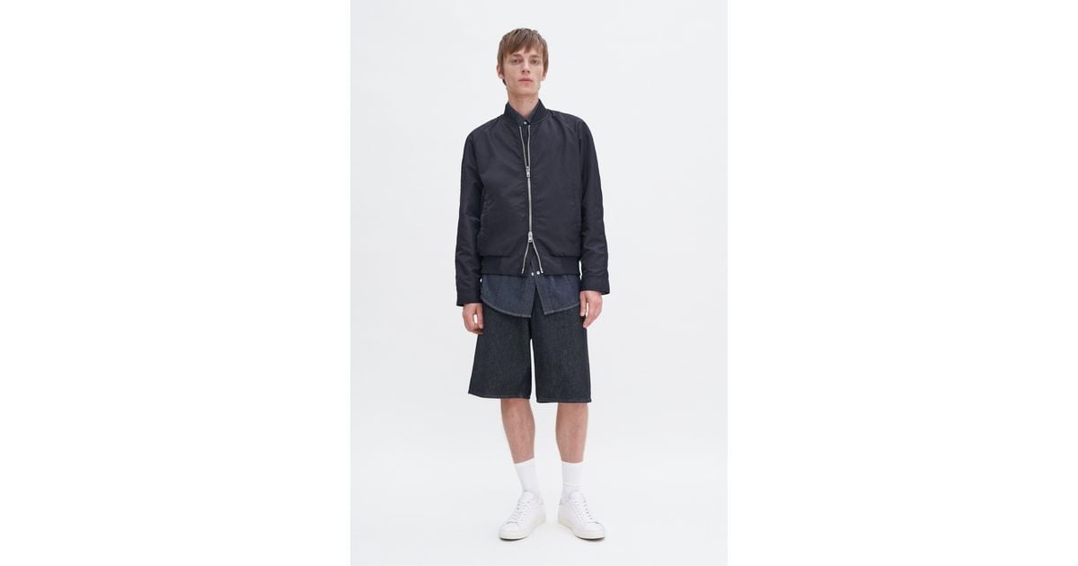 Filippa K Technical Bomber Jacket in Blue for Men Lyst UK