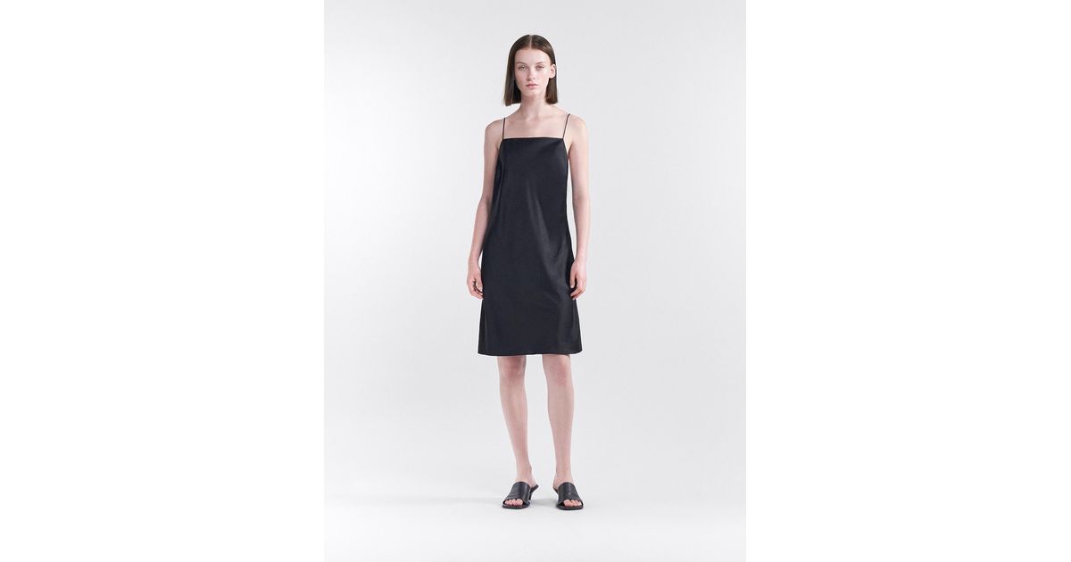 Filippa K Vivienne Slip Dress in Black Lyst