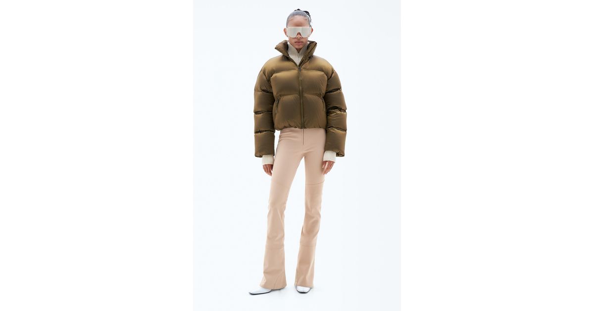 Filippa K Cropped Puffer Jacket in Natural | Lyst