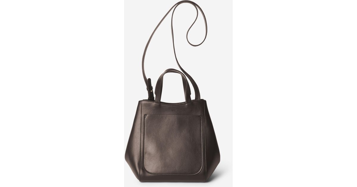 Filippa K Shelby Bucket Leather Bag Dark Cacao in Brown - Lyst