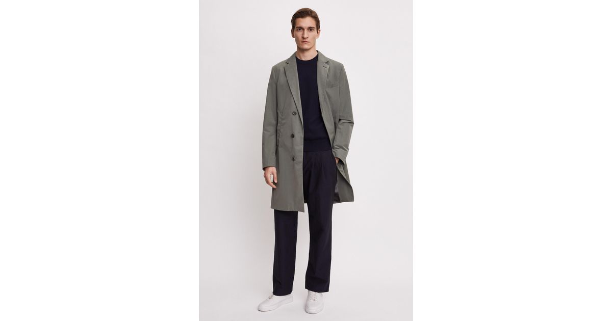 Filippa K Ross Spring Coat in Grey for Men | Lyst UK