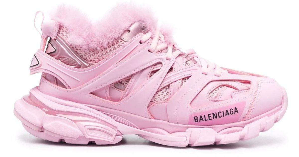 balenciaga high top mens pink