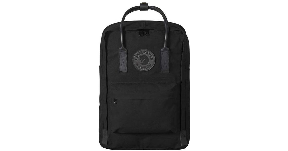 Fjallraven Leather Kanken No. 2 Laptop 15'' Black Backpack for Men Lyst