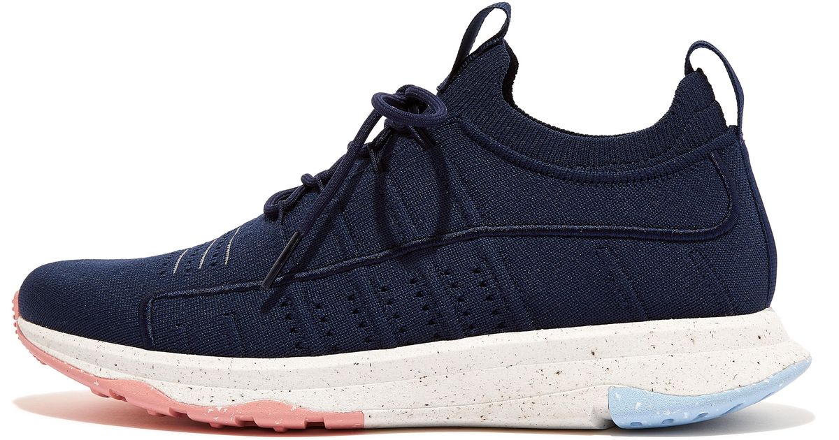 Zapatillas Deportivas Fitflop VITAMIN FF E01 Knit - Negras Para Mujer