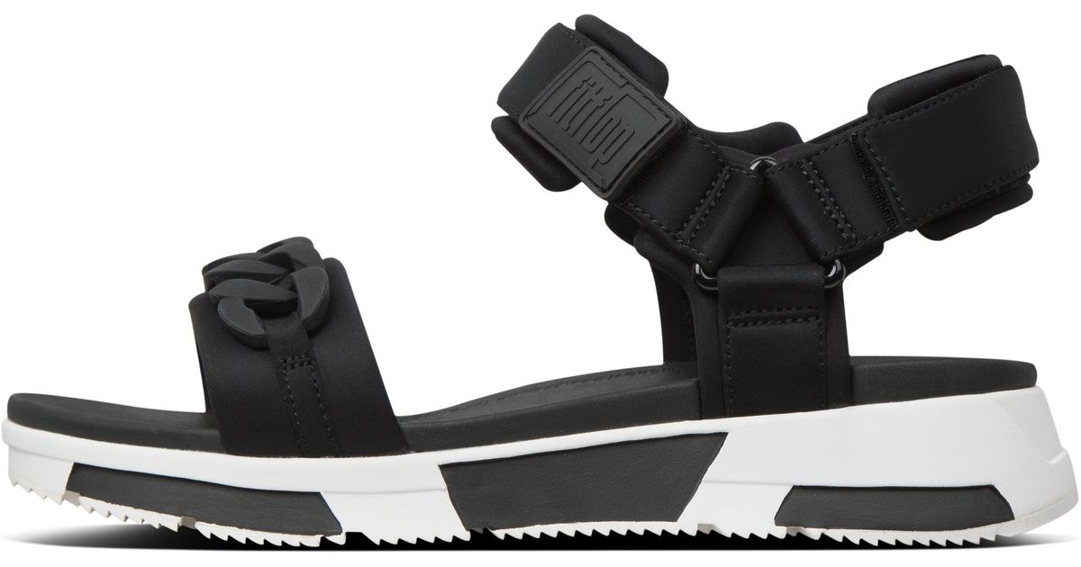 Fitflop Women's Heda Chain Sandals in Black | Lyst UK