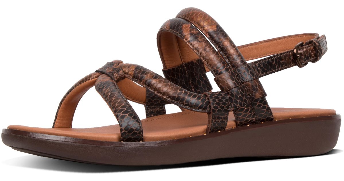 Fitflop Leather Barely in Bronze (Brown 