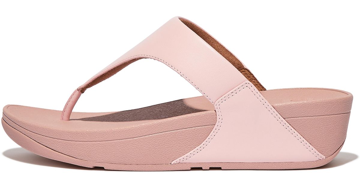 Fitflop Leather Lulu in Pink Lyst