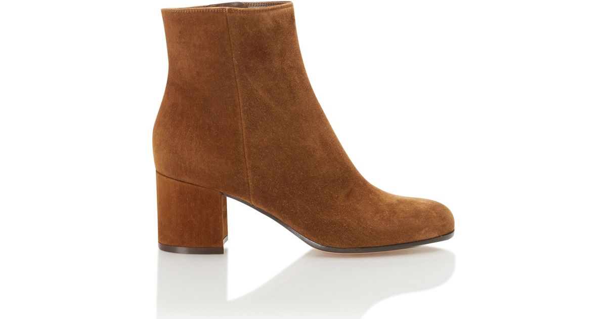 gianvito rossi margaux 65 suede ankle boots