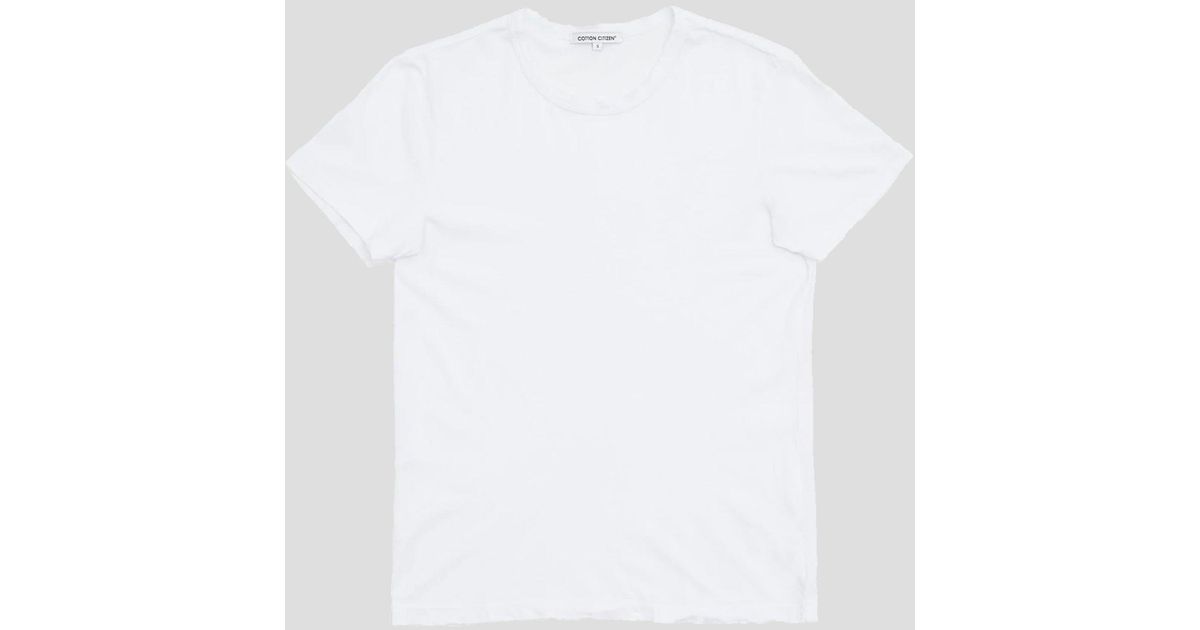 Cotton Citizen Standard Tee White Tshirt Lyst