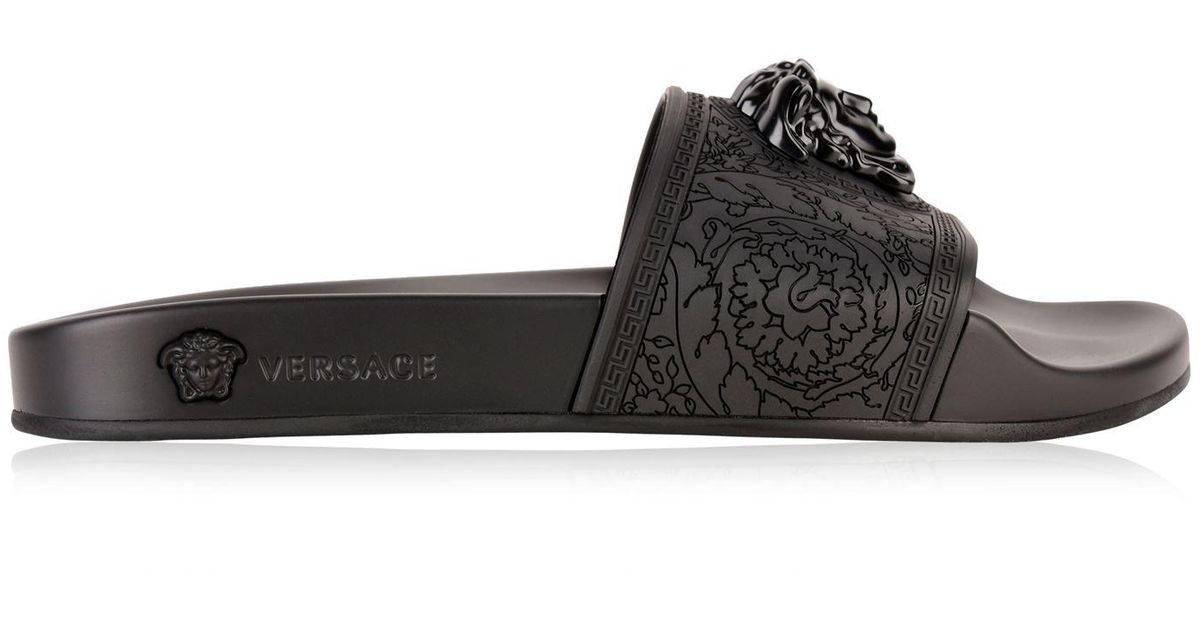 versace sliders black