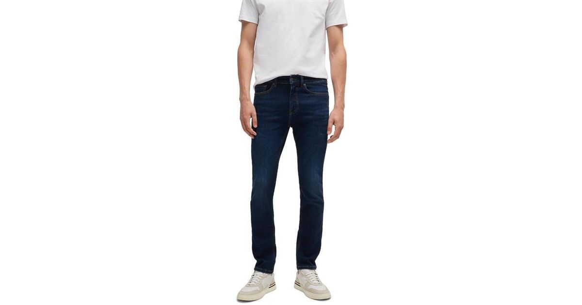 Boss Re.Maine BO Regular Fit jeans blauw | Schulte Herenmode