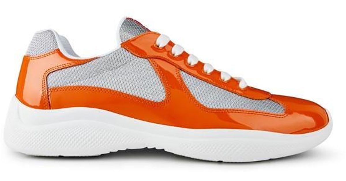 Prada Americas Cup in Orange for Men Lyst UK