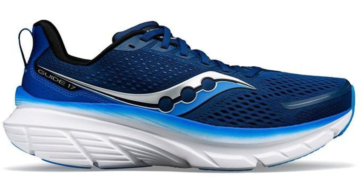 Saucony Guide Stability Running Shoes in Blue for Men Lyst UK